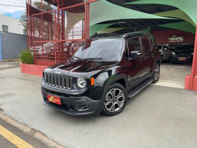 JEEP Renegade Longitude 1.8 4x2 Flex 16V Aut. PRETA Automático Flex 2016