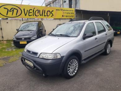 FIAT PALIO WEEK ADVENTURE 1.8 8V PRATA Manual Gnv 2004