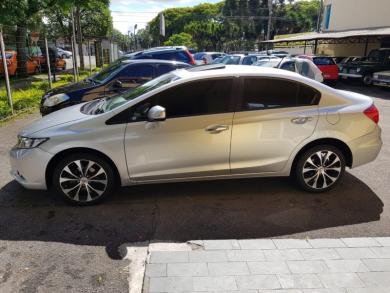 HONDA CIVIC EXR 2.0 Flexone Automático PRATA Automático Flex 2014